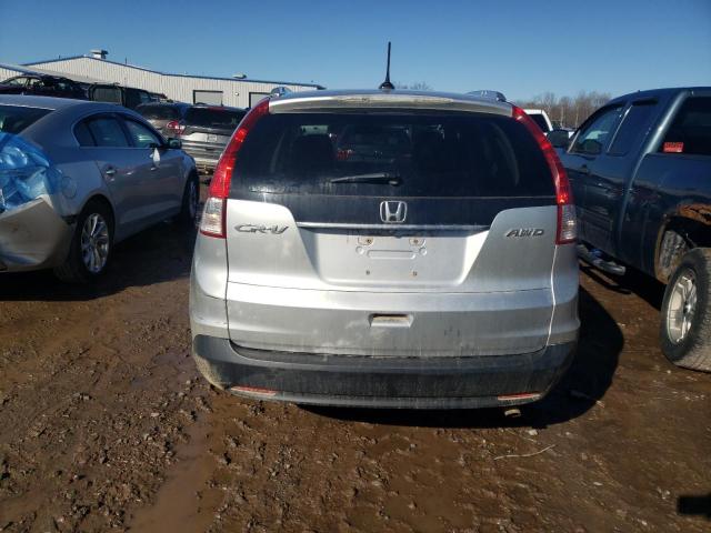 2HKRM4H78DH689704 - 2013 HONDA CR-V EXL SILVER photo 6