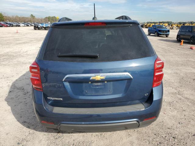 2GNALCEK1H6178808 - 2017 CHEVROLET EQUINOX LT BLUE photo 6