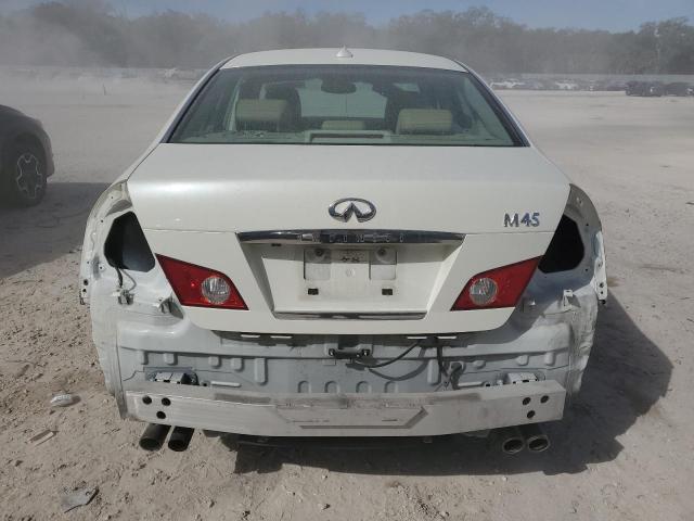 JNKBY01E06M205605 - 2006 INFINITI M45 BASE WHITE photo 6