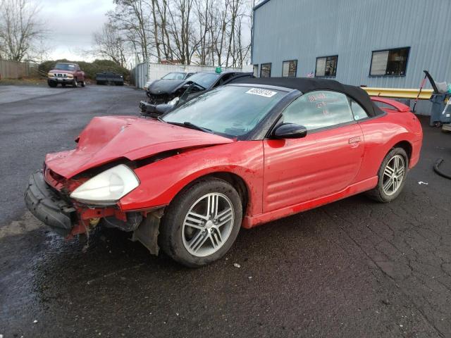 4A3AE75H13E008710 - 2003 MITSUBISHI ECLIPSE SPYDER GTS RED photo 1