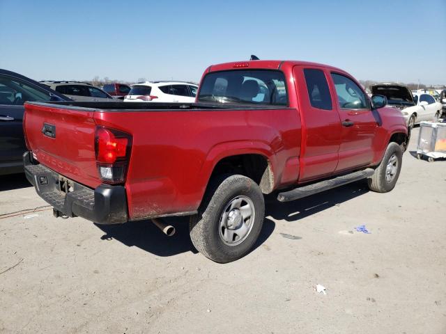 5TFRX5GN0KX143221 - 2019 TOYOTA TACOMA ACCESS CAB RED photo 3