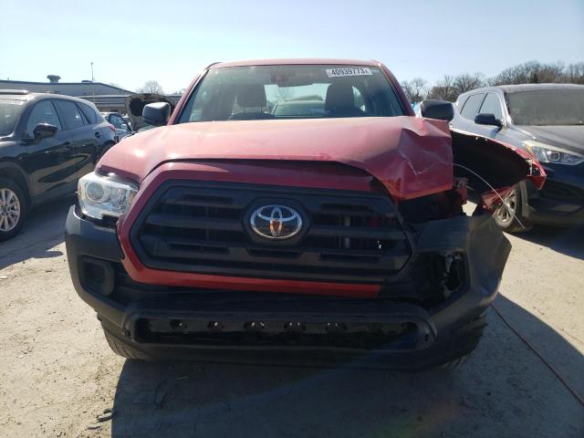 5TFRX5GN0KX143221 - 2019 TOYOTA TACOMA ACCESS CAB RED photo 5