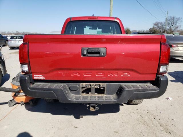 5TFRX5GN0KX143221 - 2019 TOYOTA TACOMA ACCESS CAB RED photo 6