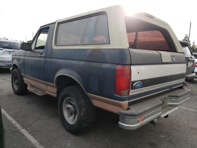 1FMEU15H7SLA78447 - 1995 FORD BRONCO U100 BLUE photo 2