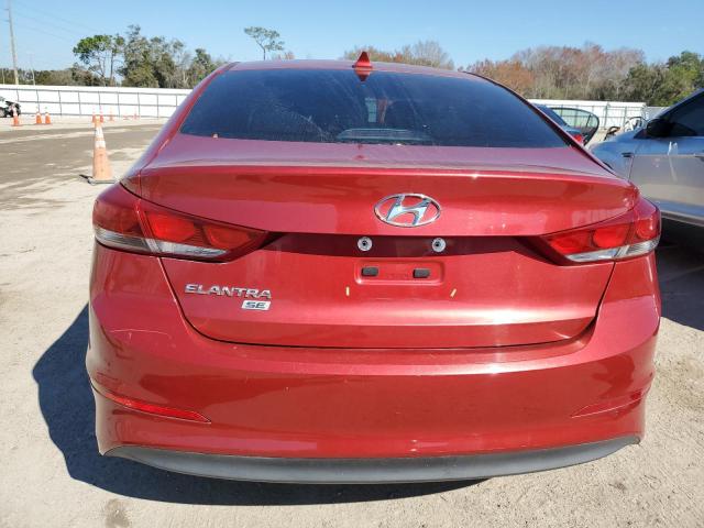 5NPD74LF3HH163700 - 2017 HYUNDAI ELANTRA SE RED photo 6