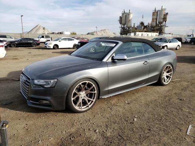 WAUVGAFH7FN001949 - 2015 AUDI S5 PRESTIG GRAY photo 1