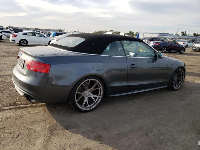 WAUVGAFH7FN001949 - 2015 AUDI S5 PRESTIG GRAY photo 3