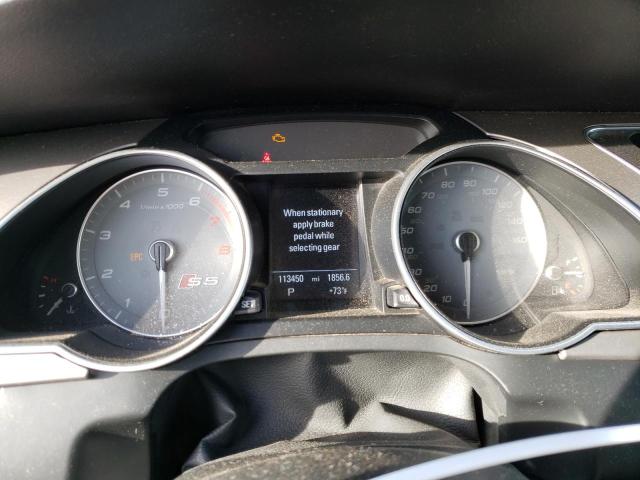 WAUVGAFH7FN001949 - 2015 AUDI S5 PRESTIG GRAY photo 9