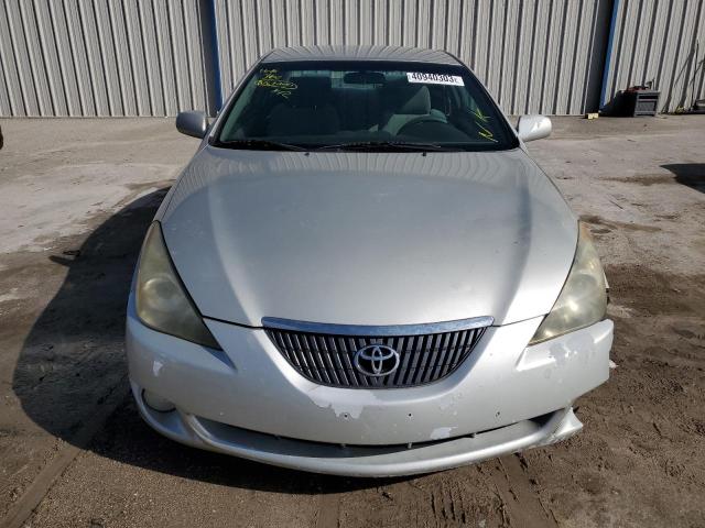 4T1CE38P16U749856 - 2006 TOYOTA CAMRY SOLA SE SILVER photo 5