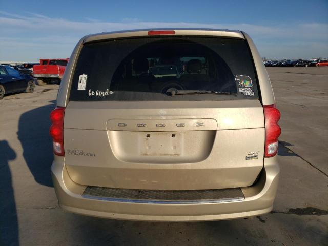 2C4RDGCG5FR527429 - 2015 DODGE GRAND CARA SXT BEIGE photo 6