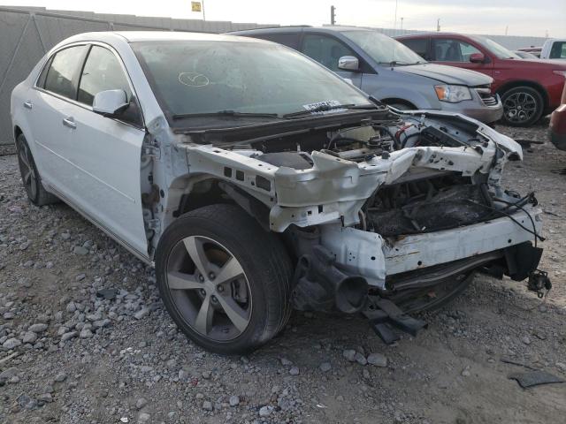 1G1ZC5EU8CF334164 - 2012 CHEVROLET MALIBU 1LT WHITE photo 1