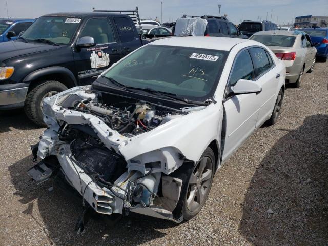 1G1ZC5EU8CF334164 - 2012 CHEVROLET MALIBU 1LT WHITE photo 2