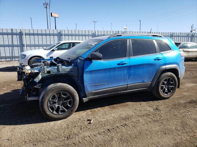 1C4PJMBX1MD186529 - 2021 JEEP CHEROKEE TRAILHAWK BLUE photo 1