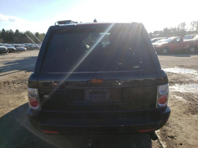 SALME15487A251611 - 2007 LAND ROVER RANGE ROVE HSE BLACK photo 6