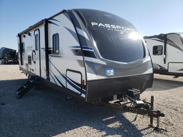 4YDT2522XLD410981 - 2020 KEYSTONE PASSPORT WHITE photo 1