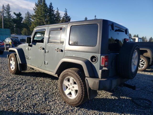 1C4BJWDG6FL551377 - 2015 JEEP WRANGLER U SPORT ნაცრისფერი ფოტო 2
