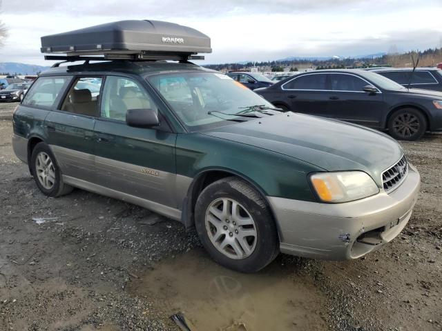4S3BH675X37645501 - 2003 SUBARU LEGACY OUTBACK AWP 绿色 照片 4