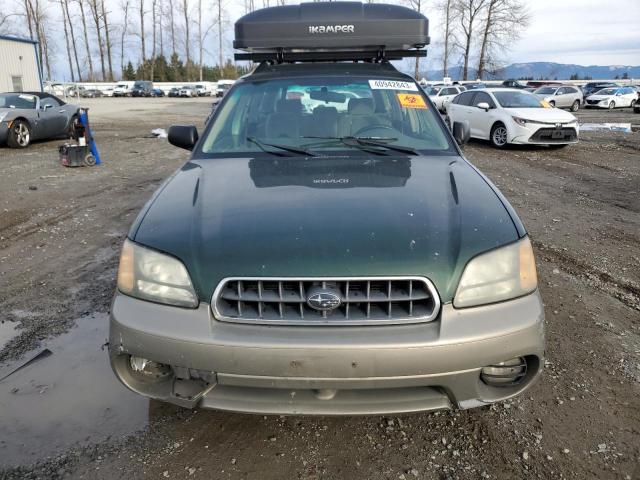 4S3BH675X37645501 - 2003 SUBARU LEGACY OUTBACK AWP 绿色 照片 5