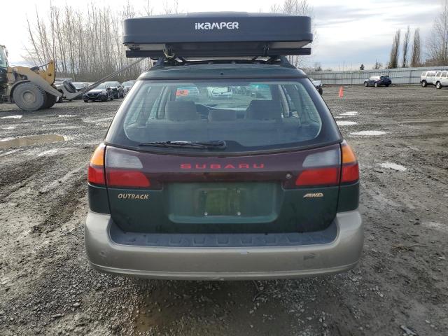 4S3BH675X37645501 - 2003 SUBARU LEGACY OUTBACK AWP 绿色 照片 6