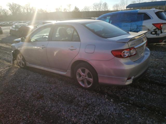 2T1BU4EE6BC631269 - 2011 TOYOTA COROLLA BASE GRAY photo 2