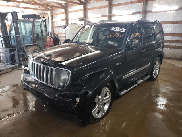 1J4PN5GK8BW577521 - 2011 JEEP LIBERTY LIMITED BLACK photo 1