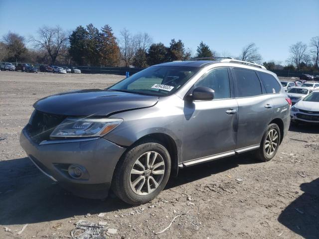 5N1AR2MMXFC723117 - 2015 NISSAN PATHFINDER S GRAY photo 1