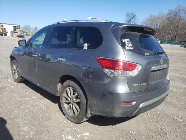 5N1AR2MMXFC723117 - 2015 NISSAN PATHFINDER S GRAY photo 2