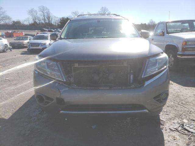 5N1AR2MMXFC723117 - 2015 NISSAN PATHFINDER S GRAY photo 5