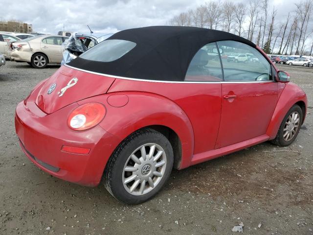 3VWRF31Y86M320293 - 2006 VOLKSWAGEN NEW BEETLE CONVERTIBLE OPTION PACKAGE 1 RED photo 3