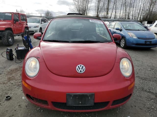 3VWRF31Y86M320293 - 2006 VOLKSWAGEN NEW BEETLE CONVERTIBLE OPTION PACKAGE 1 RED photo 5