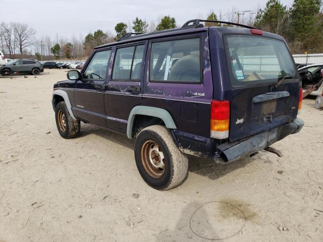 1J4FF28S2XL549194 - 1999 JEEP CHEROKEE SE PURPLE photo 2