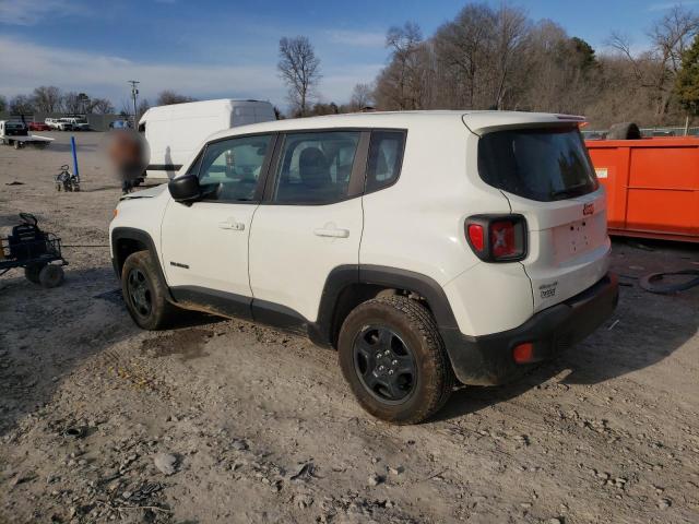 ZACCJBAB3HPG43373 - 2017 JEEP RENEGADE SPORT WHITE photo 2