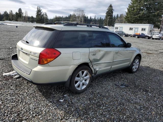 4S4BP62C567322109 - 2006 SUBARU LEGACY OUTBACK 2.5I LIMITED CREAM photo 3