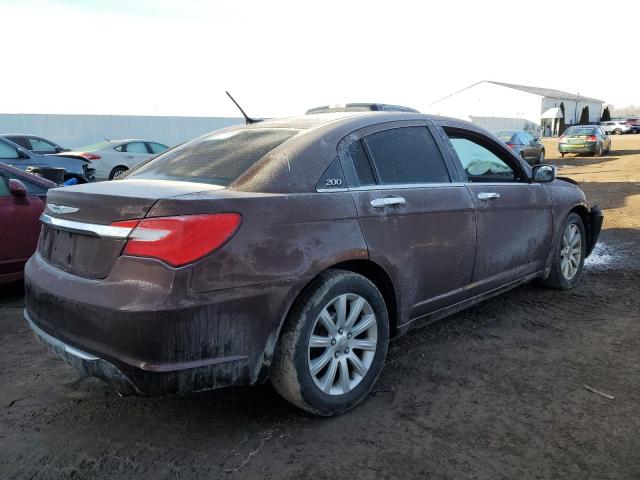 1C3CCBCG2DN557658 - 2013 CHRYSLER 200 LIMITED BROWN photo 3