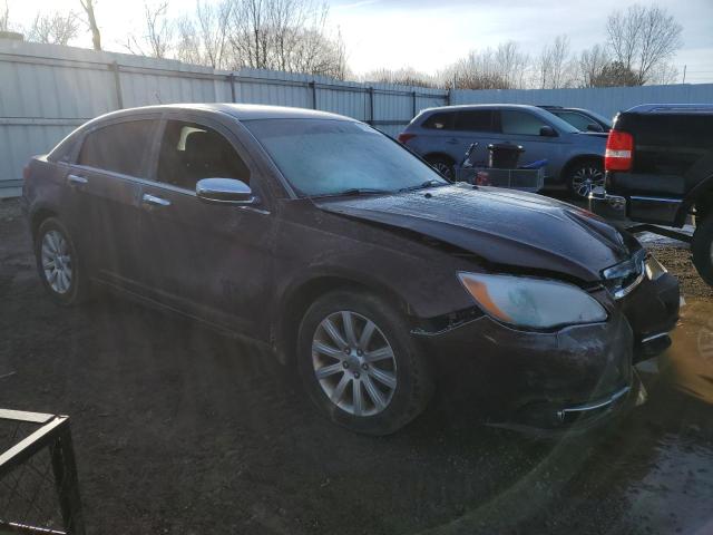 1C3CCBCG2DN557658 - 2013 CHRYSLER 200 LIMITED BROWN photo 4