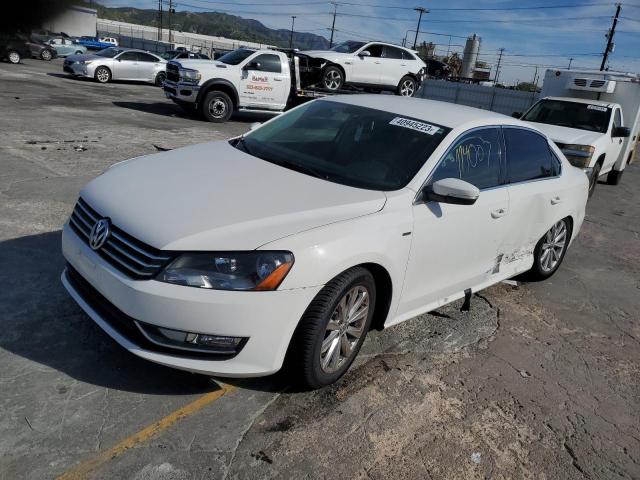 1VWAT7A3XFC100401 - 2015 VOLKSWAGEN PASSAT S WHITE photo 1