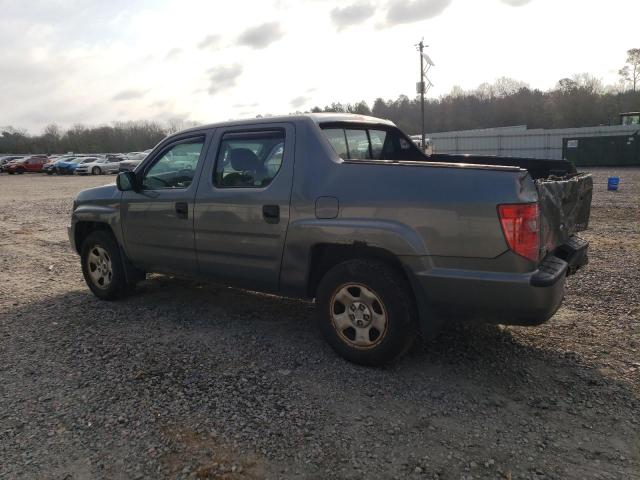 2HJYK16289H502058 - 2009 HONDA RIDGELINE RT GRAY photo 2