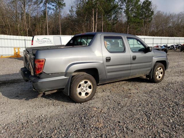 2HJYK16289H502058 - 2009 HONDA RIDGELINE RT GRAY photo 3