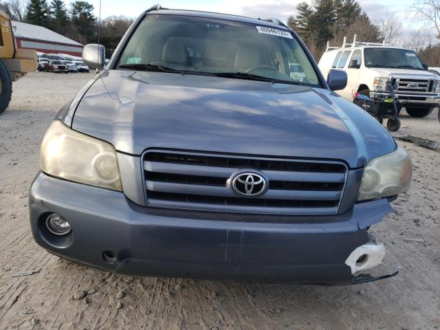 JTEEP21A470193716 - 2007 TOYOTA HIGHLANDER SPORT BLUE photo 5