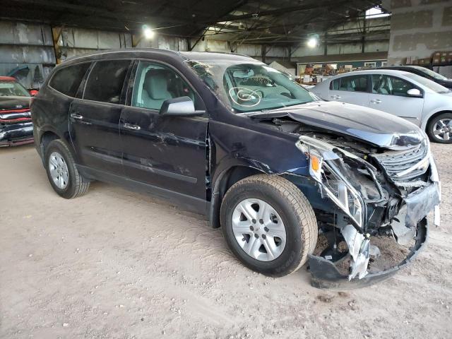 1GNKRFED5GJ284508 - 2016 CHEVROLET TRAVERSE LS BLUE photo 4