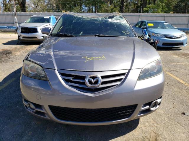 JM1BK323761446547 - 2006 MAZDA 3 S GRAY photo 5