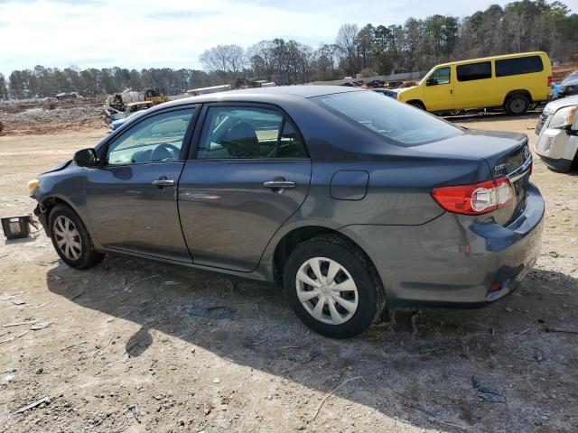 2T1BU4EE0BC548954 - 2011 TOYOTA COROLLA BASE GRAY photo 2