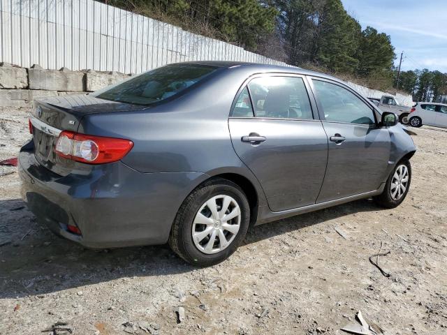 2T1BU4EE0BC548954 - 2011 TOYOTA COROLLA BASE GRAY photo 3
