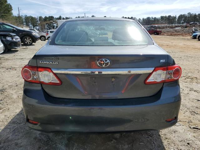 2T1BU4EE0BC548954 - 2011 TOYOTA COROLLA BASE GRAY photo 6