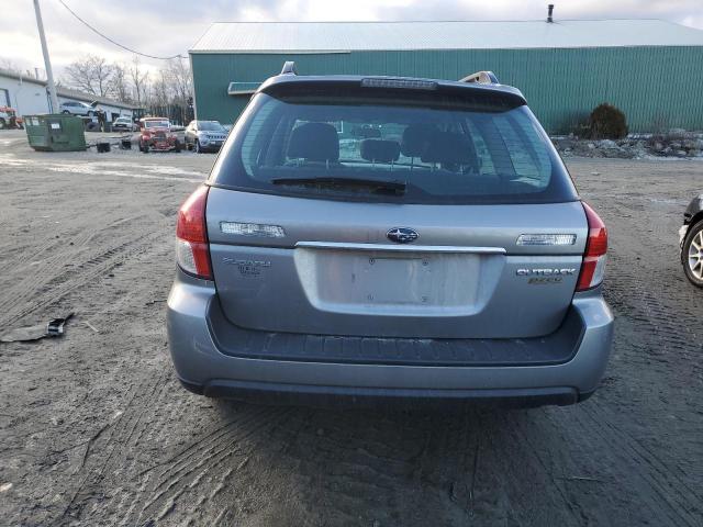 4S4BP60C596336878 - 2009 SUBARU OUTBACK SILVER photo 6