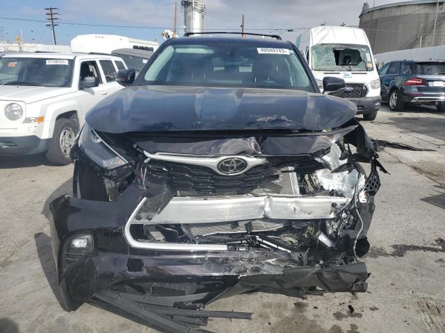 5TDZZRAH4NS121589 - 2022 TOYOTA HIGHLANDER L BLACK photo 5