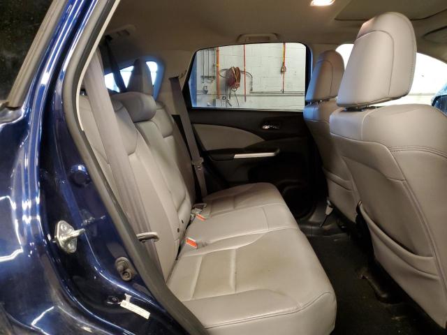 5J6RM4H70FL045493 - 2015 HONDA CR-V EXL BLUE photo 10