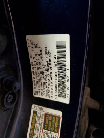 5J6RM4H70FL045493 - 2015 HONDA CR-V EXL BLUE photo 12