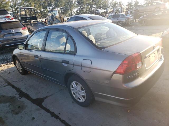 2HGES163X5H587139 - 2005 HONDA CIVIC DX VP Boz foto 2