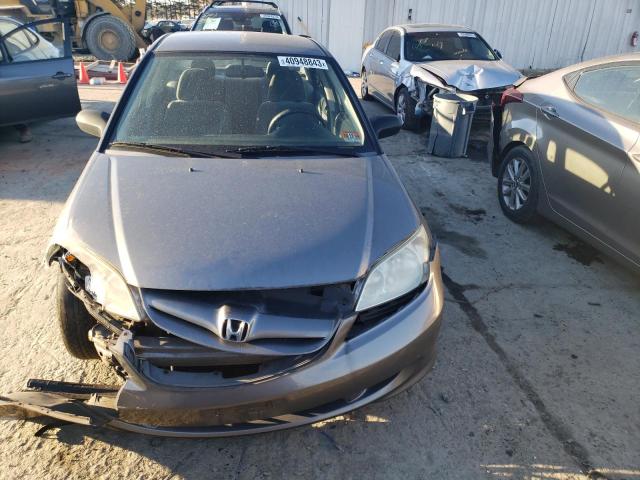 2HGES163X5H587139 - 2005 HONDA CIVIC DX VP Boz foto 5
